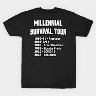 Millennial Survivor Tour Date T-Shirt